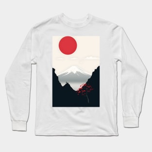 Japanese Inspired Design Long Sleeve T-Shirt